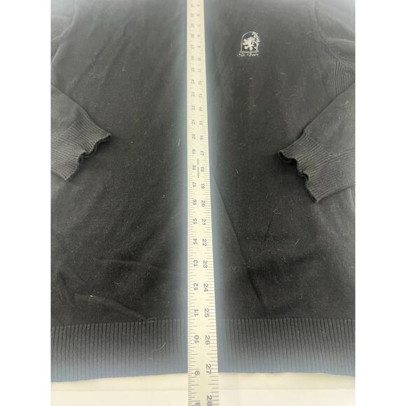 Weatherproof Sweater Mens Large Black ¼ Zip Pullover Normcore Long Sleeve Dressy - Picture 5 of 8